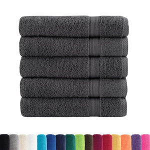 Premium Badetücher SOLUND 50 Stk. Anthrazit 100x150 cm 600 g/m²