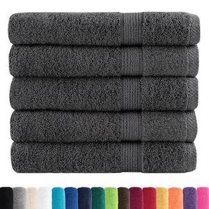 Premium Saunatücher SOLUND 50 Stk. Anthrazit 80x200 cm 600 g/m²