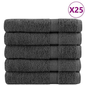 Premium Handtücher SOLUND 50 Stk. Anthrazit 100x200 cm 600 g/m²