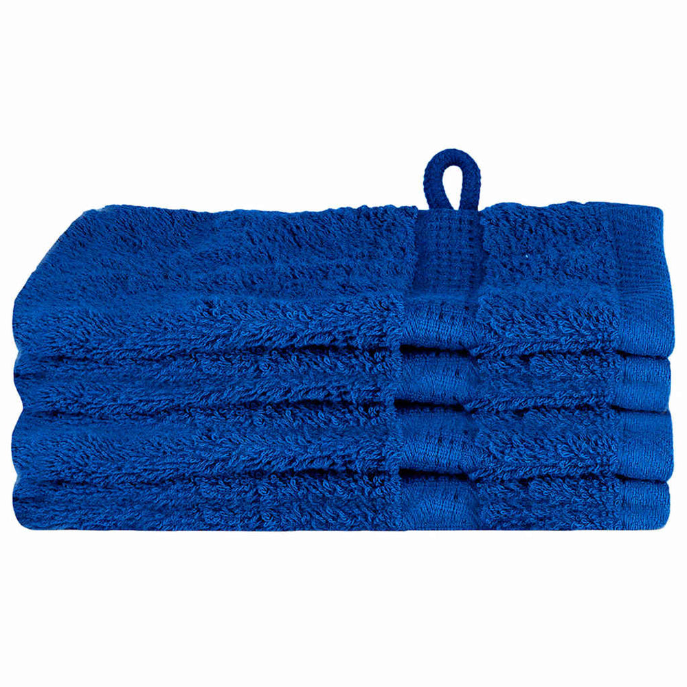 Gästetuch SOLUND 4 pcs Blau 15 x 21 cm 550 gsm