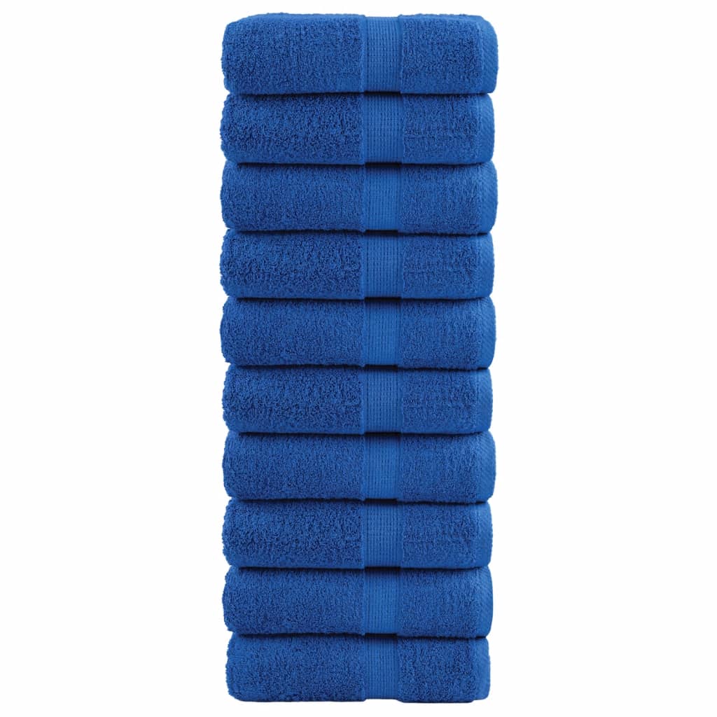 Premium-Waschtücher SOLUND 10 Stk. Blau 30x30 cm 600 g/m²