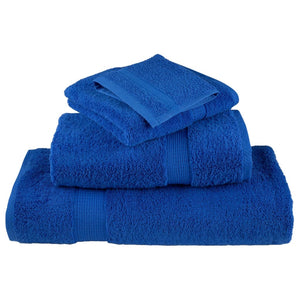 Premium Duschtücher SOLUND 4 Stk. Blau 70x140 cm 600 g/m²