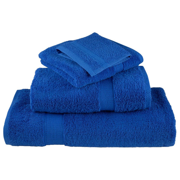 Premium Badetücher SOLUND 2 Stk. Blau 100x150 cm 600 g/m²