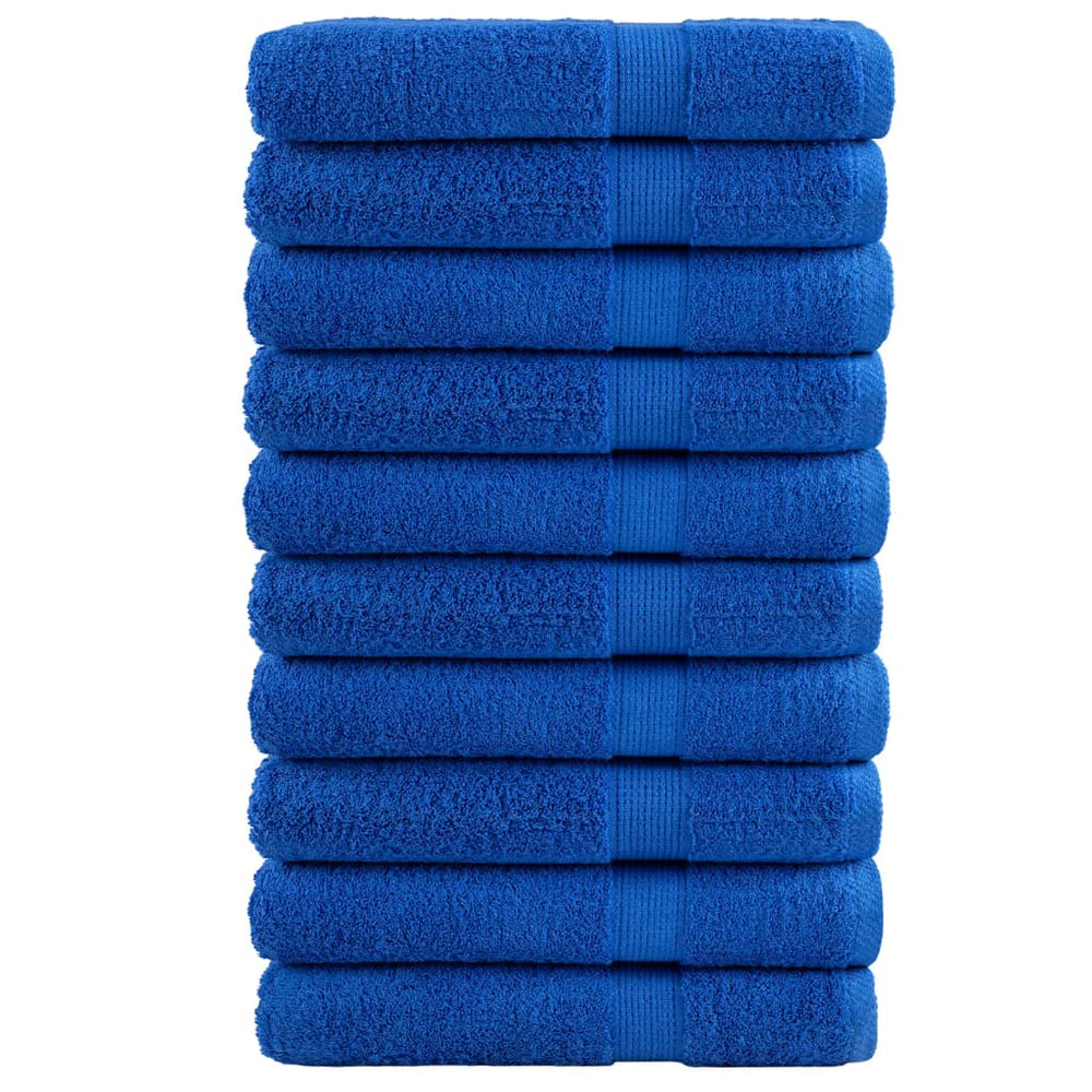 Premium Saunatücher SOLUND 10 Stk. Blau 80x200 cm 600 g/m²