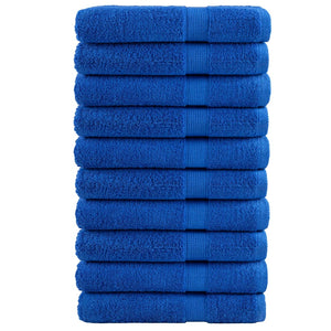Premium Saunatücher SOLUND 10 Stk. Blau 80x200 cm 600 g/m²