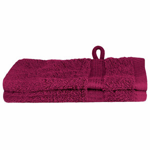 Gästetuch SOLUND 2 pcs Bordeaux 15 x 21 cm 550 gsm