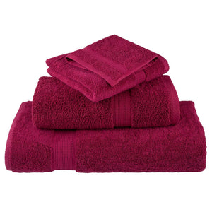 Premium Gästetücher SOLUND 2 Stk. Bordeaux 30x50 cm 600 g/m²