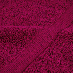 Premium Handtücher SOLUND 4 Stk. Bordeaux 100x200 cm 600 g/m²