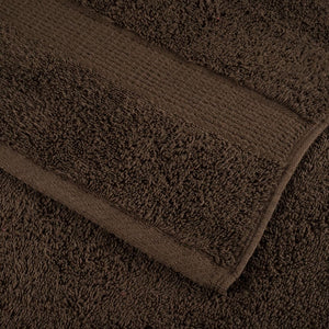 Premium Handtücher SOLUND 2 Stk. Braun 50x100 cm 600 g/m²