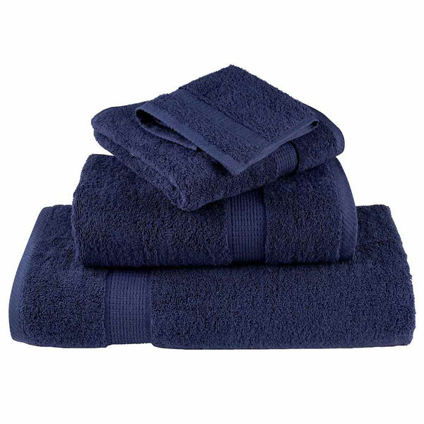 Gästetuch SOLUND 10 pcs Marineblau 15 x 21 cm 550 gsm