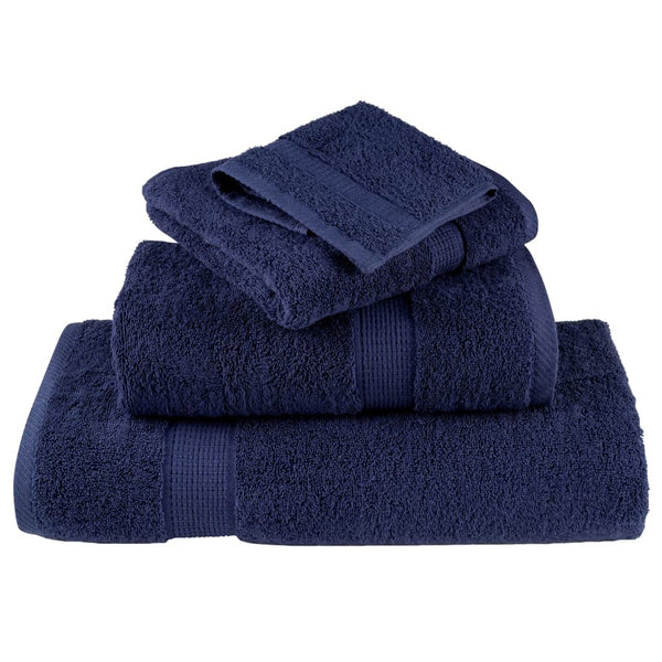Premium-Waschtücher SOLUND 4 Stk. Marineblau 30x30 cm 600 g/m²