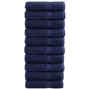 Premium Duschtücher SOLUND 10 Stk. Marineblau 70x140 cm 600 g/m²