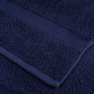 Premium Handtücher SOLUND 10 Stk. Marineblau 100x200 cm 600 g/m²