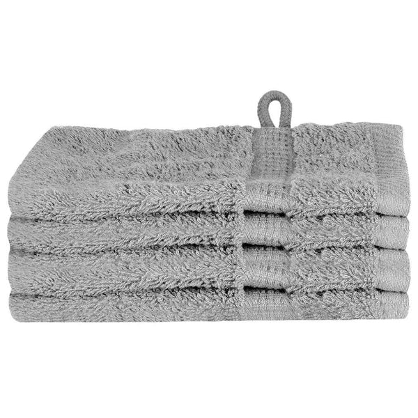 Gästetuch SOLUND 4 pcs Grau 15 x 21 cm 550 gsm