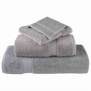 Gästetuch SOLUND 4 pcs Grau 15 x 21 cm 550 gsm
