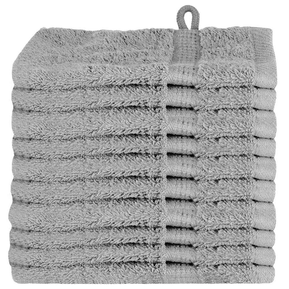 Gästetuch SOLUND 10 pcs Grau 15 x 21 cm 550 gsm