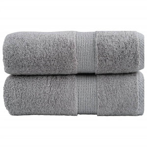 Premium-Waschtücher SOLUND 2 Stk. Grau 30x30 cm 600 g/m²