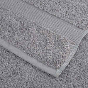 Premium Handtücher SOLUND 2 Stk. Grau 100x200 cm 600 g/m²
