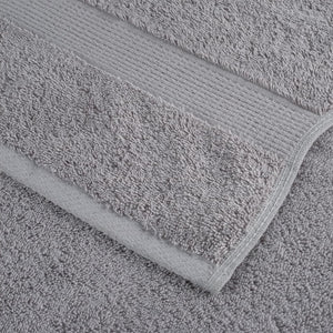 Premium Handtücher SOLUND 4 Stk. Grau 100x200 cm 600 g/m²