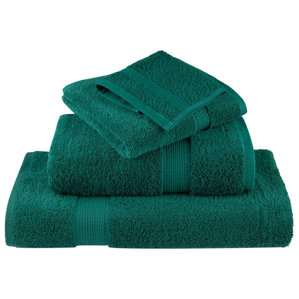 Premium Badetücher SOLUND 10 Stk. Grün 100x150 cm 600 g/m²