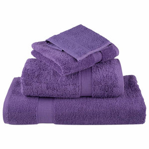 Premium Waschhandtücher SOLUND 10 Stück Lila 30x30 cm 600 g/m²