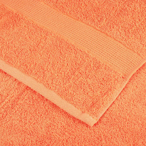 Premium Waschhandtücher SOLUND 10 Stück Orange 30x30 cm 600 g/m²
