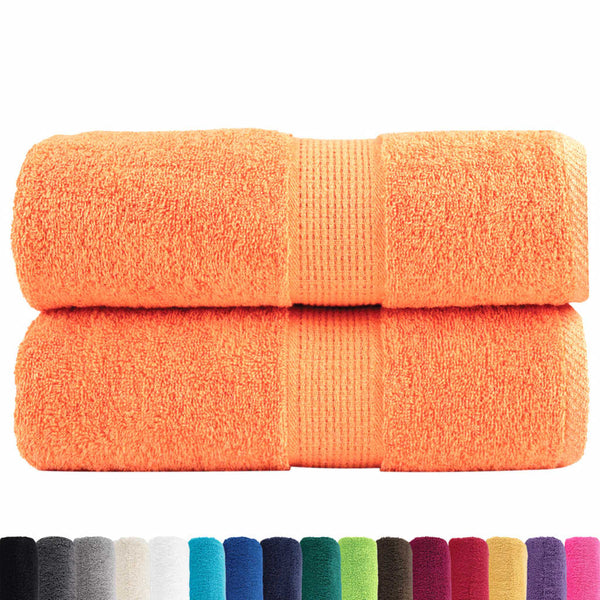 Premium-Gästetücher SOLUND 2 Stk. Orange 30x50 cm 600 g/m²