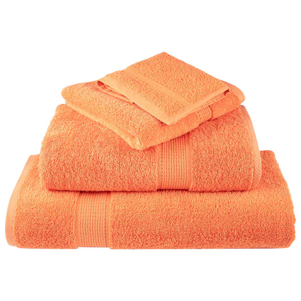 Premium-Handtücher SOLUND 4 Stk. Orange 50x100 cm 600 g/m²