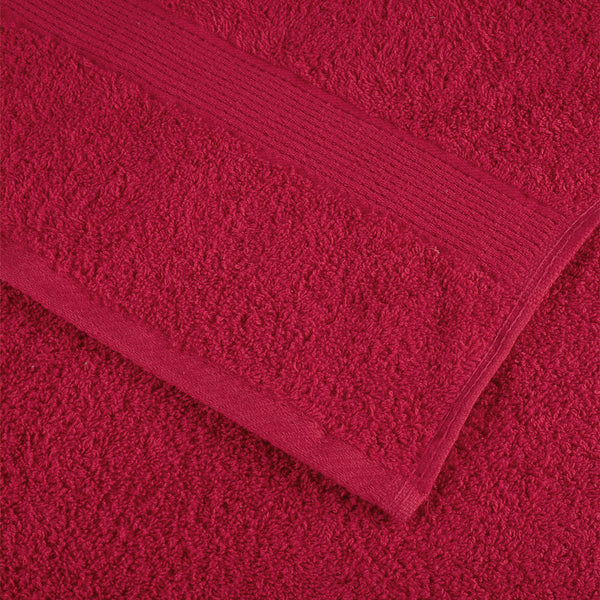 Premium Badetücher SOLUND 4 Stk. Rot 100x150 cm 600 g/m²
