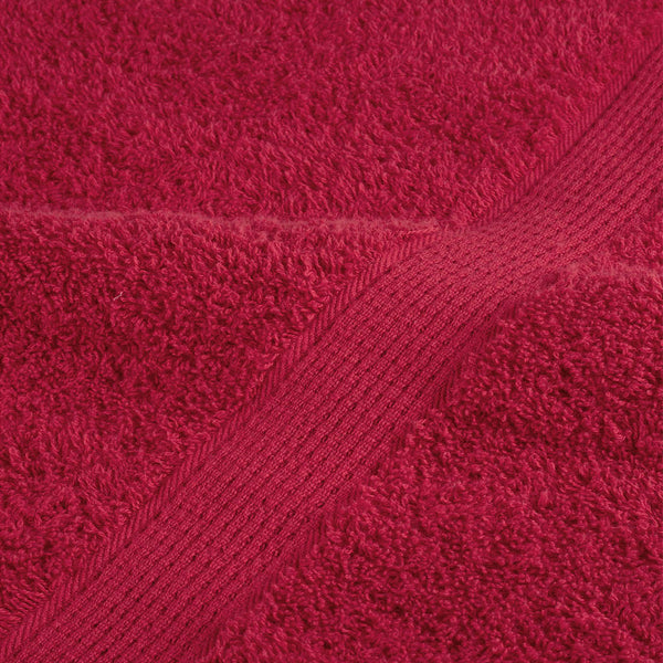 Premium Badetücher SOLUND 4 Stk. Rot 100x150 cm 600 g/m²