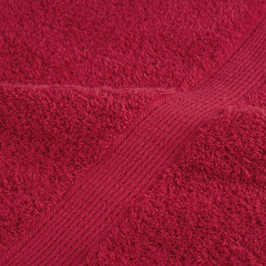 Premium-Handtücher SOLUND 4 Stk. Rot 100x200 cm 600 g/m²