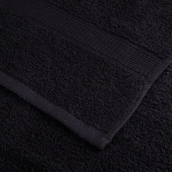 Premium Waschhandtücher SOLUND 2 Stück Schwarz 30x30 cm 600 g/m²