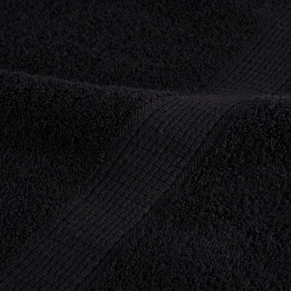 Premium Waschhandtücher SOLUND 4 Stück Schwarz 30x30 cm 600 g/m²