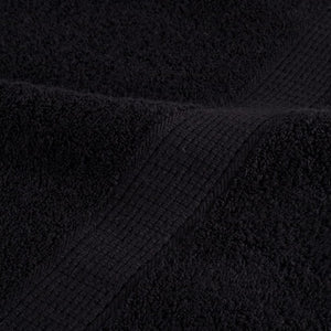 Premium-Handtücher SOLUND 4 Stk. Schwarz 50x100 cm 600 g/m²