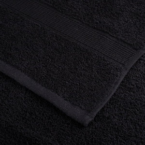 Premium Badetücher SOLUND 2 Stk. Schwarz 100x150 cm 600 g/m²