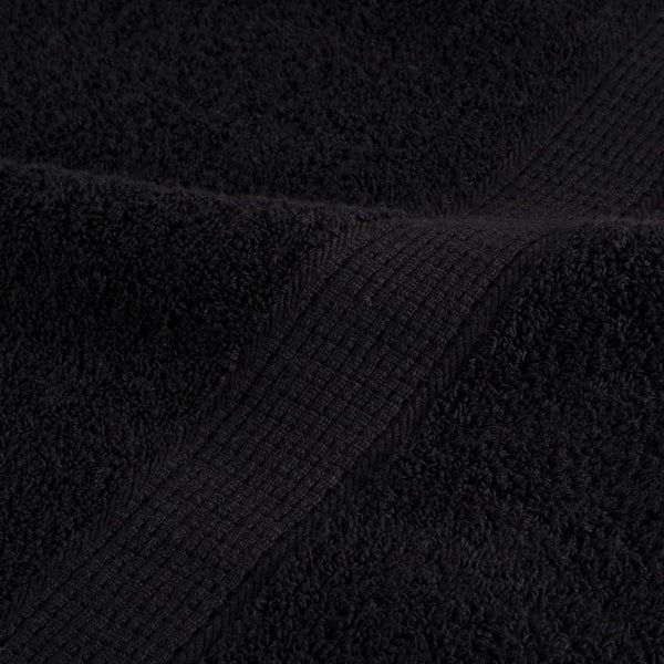 Premium Badetücher SOLUND 2 Stk. Schwarz 100x150 cm 600 g/m²