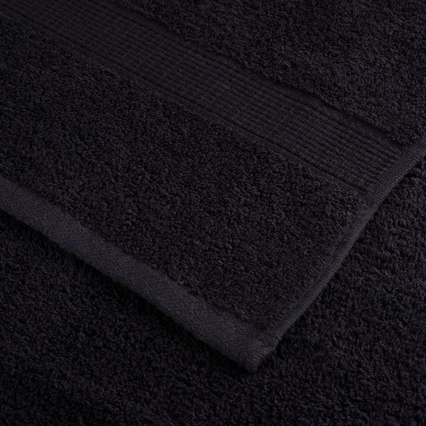 Premium Badetücher SOLUND 4 Stk. Schwarz 100x150 cm 600 g/m²