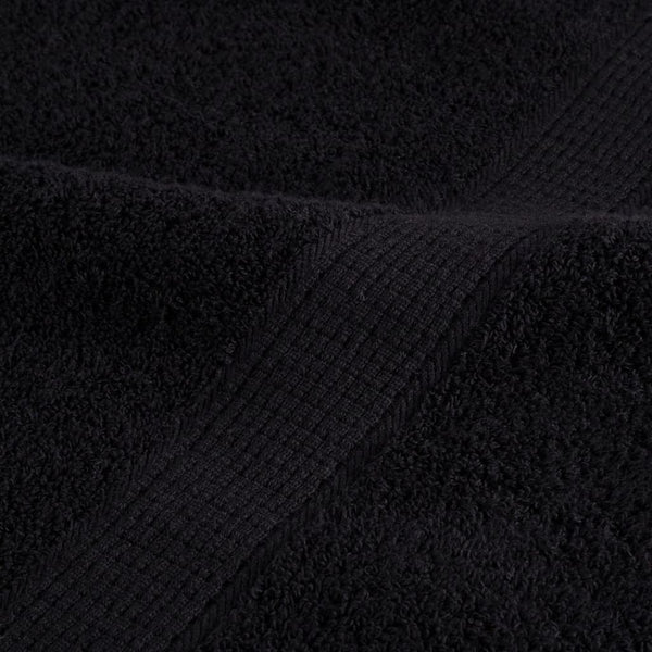 Premium Badetücher SOLUND 4 Stk. Schwarz 100x150 cm 600 g/m²