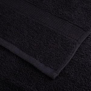Premium Badetücher SOLUND 10 Stk. Schwarz 100x150 cm 600 g/m²