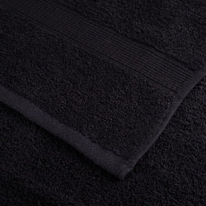 Premium-Handtücher SOLUND 10 Stk. Schwarz 100x200 cm 600 g/m²
