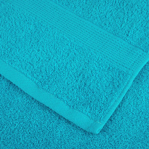Premium Waschhandtücher SOLUND 10 Stück Türkis 30x30 cm 600 g/m²