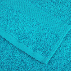 Premium-Gästetücher SOLUND 10 Stk. Türkis 30x50 cm 600 g/m²