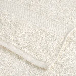 Premium-Gästetücher SOLUND 4 Stk. Cremeweiß 30x50 cm 600 g/m²
