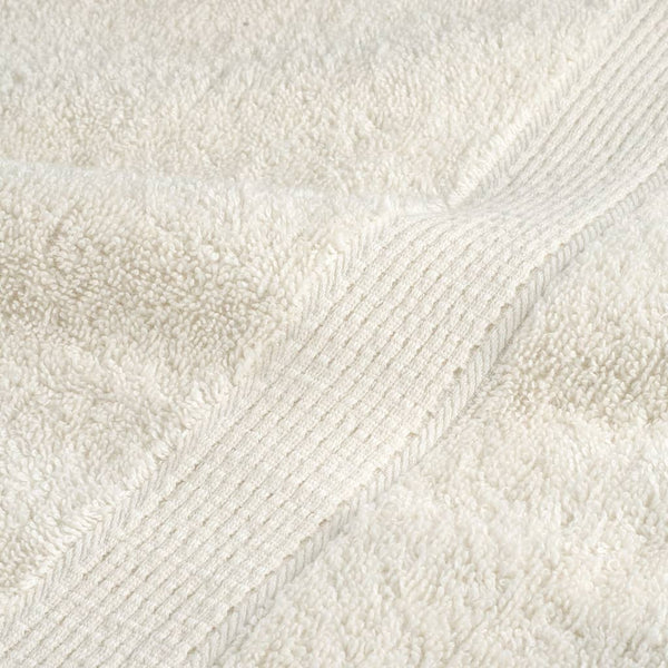 Premium Badetücher SOLUND 4 Stk. Creme 100x150 cm 600 g/m²