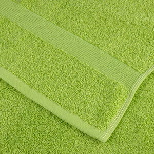 Premium-Gästetücher SOLUND 10 Stk. Apfelgrün 30x50 cm 600 g/m²