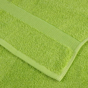 Premium-Handtücher SOLUND 4 Stk. Apfelgrün 50x100 cm 600 g/m²