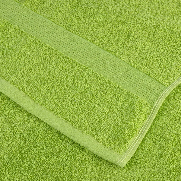Premium-Duschtücher SOLUND 4 Stk. Apfelgrün 70x140 cm 600 g/m²