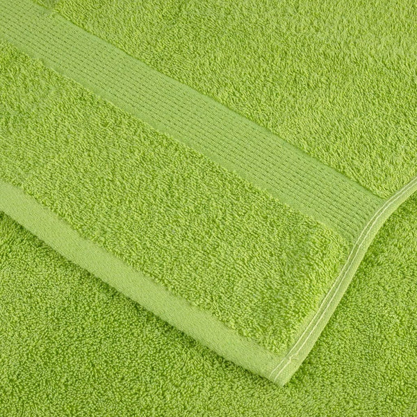 Premium Badetücher SOLUND 4 Stk. Apfelgrün 100x150 cm 600 g/m²