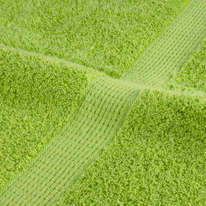 Premium-Saunatücher SOLUND 4 Stk. Apfelgrün 80x200 cm 600 g/m²