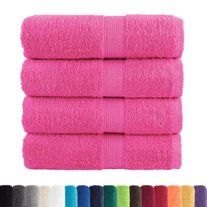 Premium-Gästetücher SOLUND 4 Stk. Rosa 30x50 cm 600 g/m²